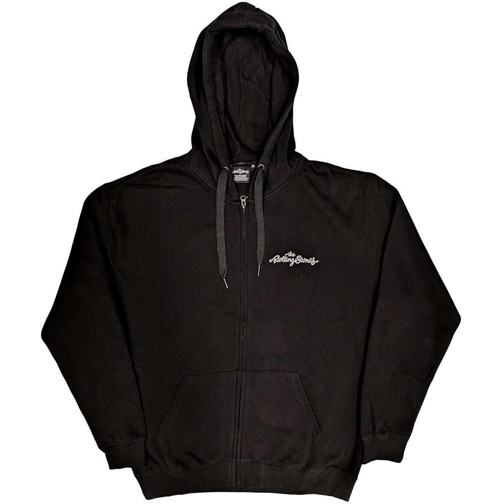 トップス STONE  sweat BLACK Black Sweatshirt with patch pockets and zipper 6100643